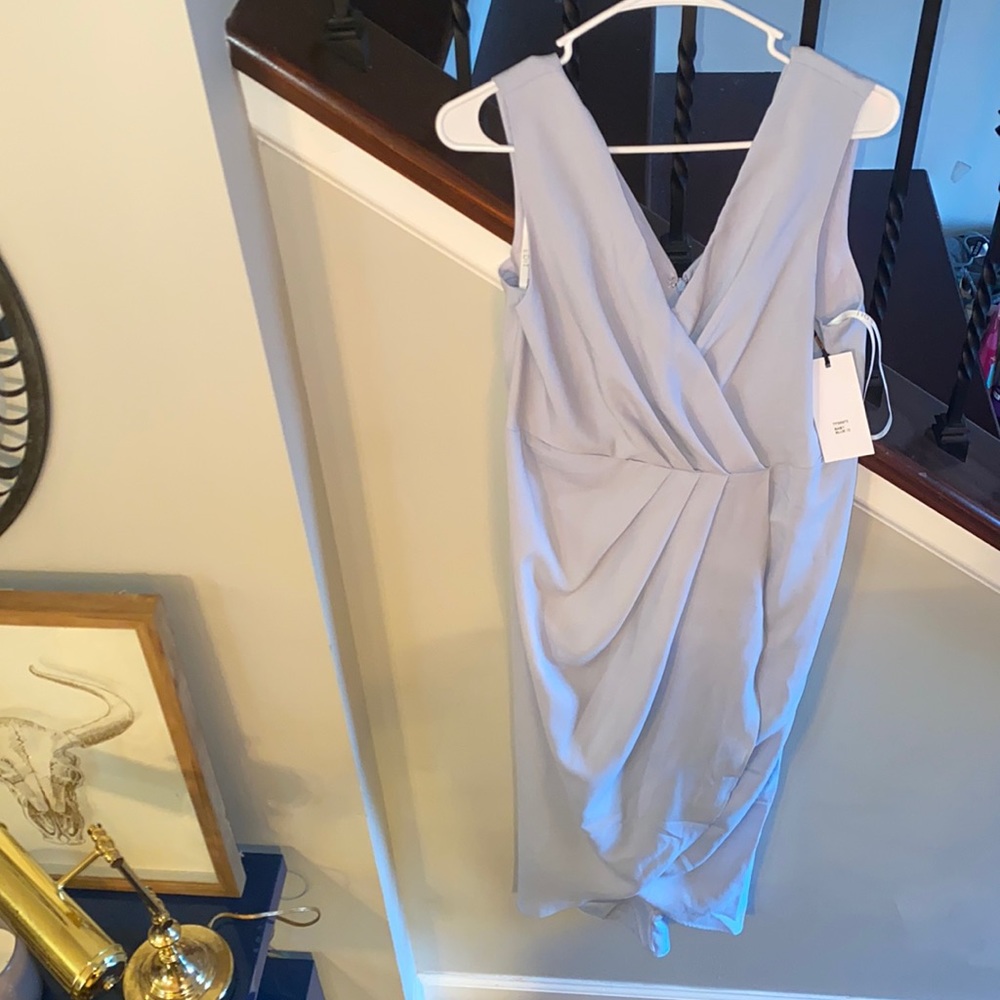 EDIT White Closet Baby Blue Formal Cocktail Dress 12